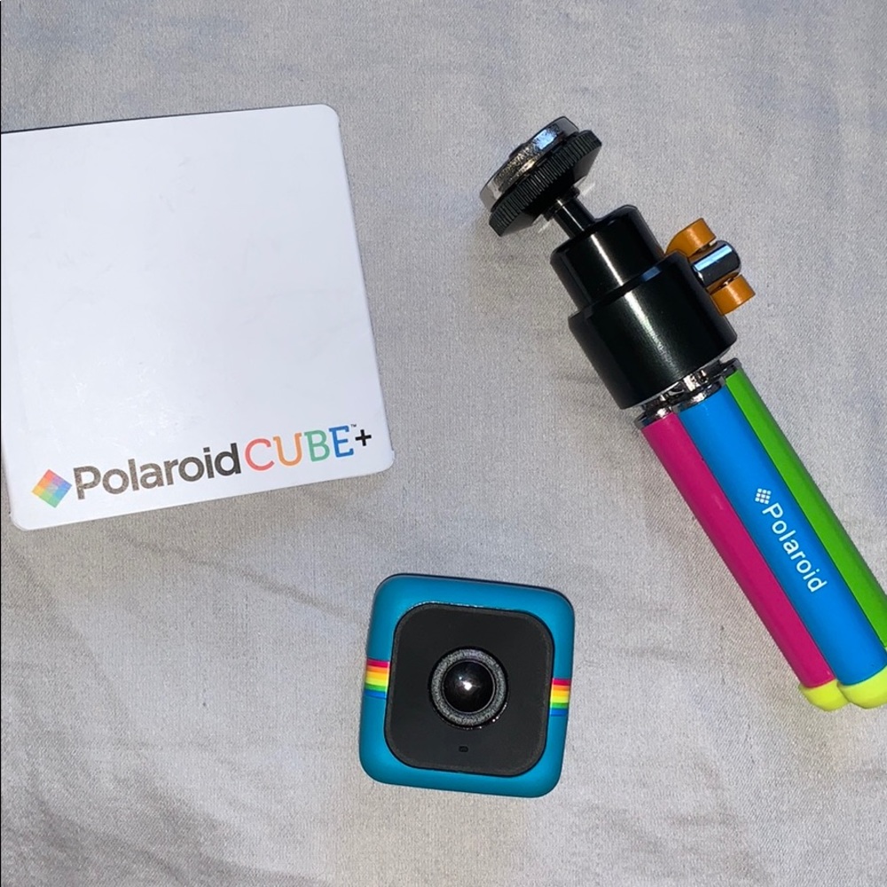 Blue Polaroid Cube+ HD Lifestyle Action Camera